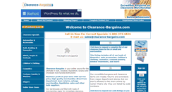 Desktop Screenshot of clearance-bargains.com